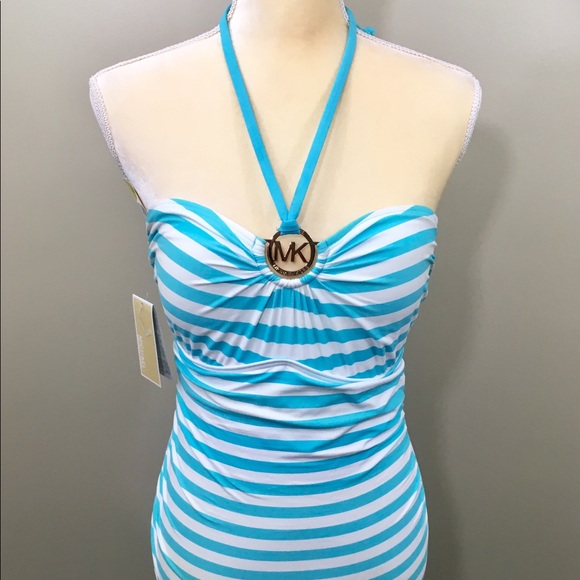 Michael Kors Other - Michael Kors 1 piece Swimsuit Halter Sz 8 NWT